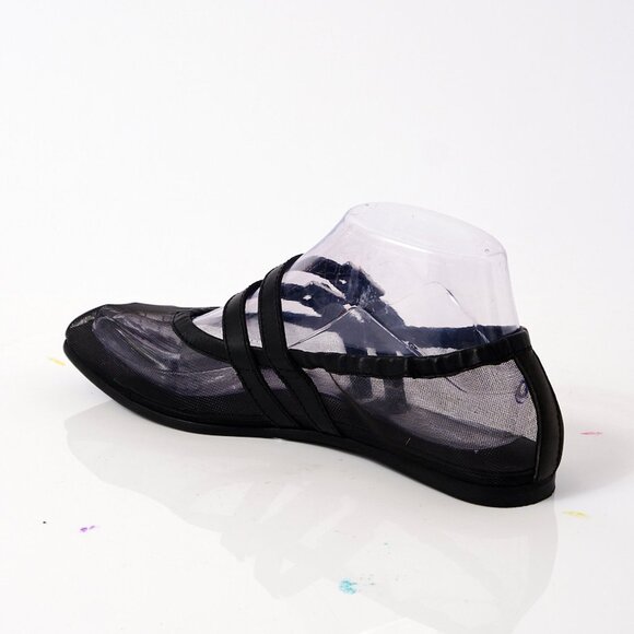 FREE PEOPLE Sheer Crystal Gemini Flats / Black - Picture 6 of 11